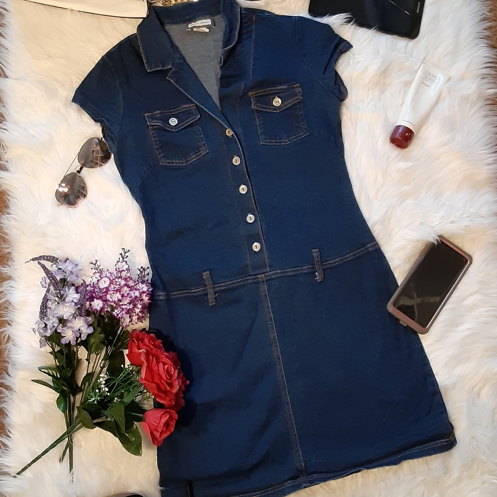 Denim dress